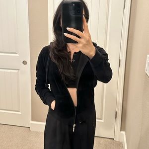 Velour Black Jacket